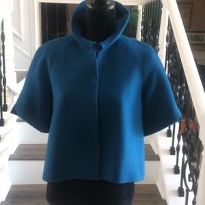 🔥final markdown🔥Tahari teal wool capelet